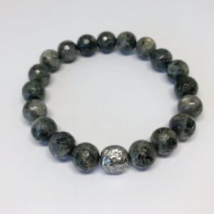 Bransoletka Grey Larvikite L