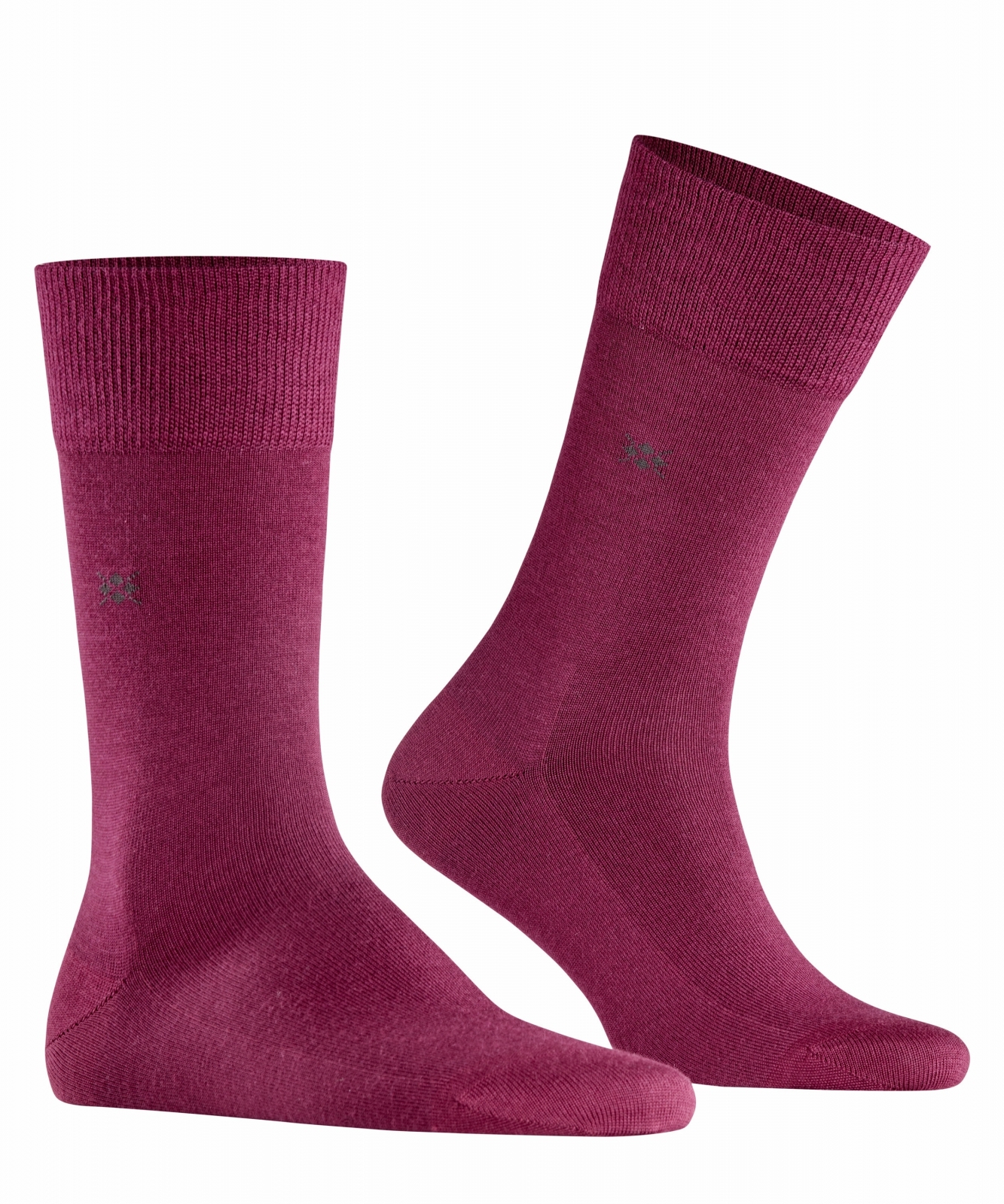 Eleganckie wełniane gładkie skarpety Burlington w kolorze Fuksia Rozmiar 40-46