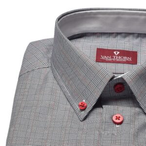 Elegancka koszula VAN THORN w kratkę księcia Walii 36