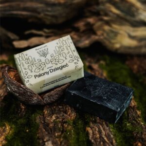 Mydło do twarzy i ciała Palony Dziegieć - 110g - RareCraft