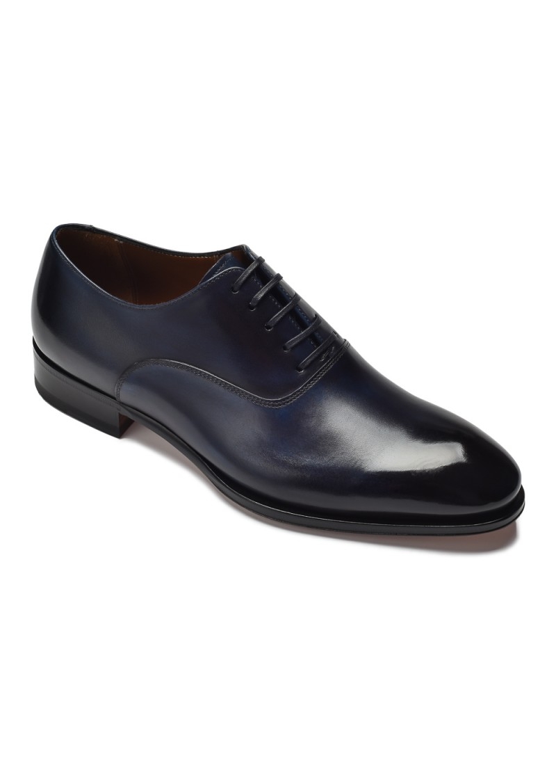 Eleganckie granatowe buty typu oxford Arbiter by Alfonso Marciano 39,5