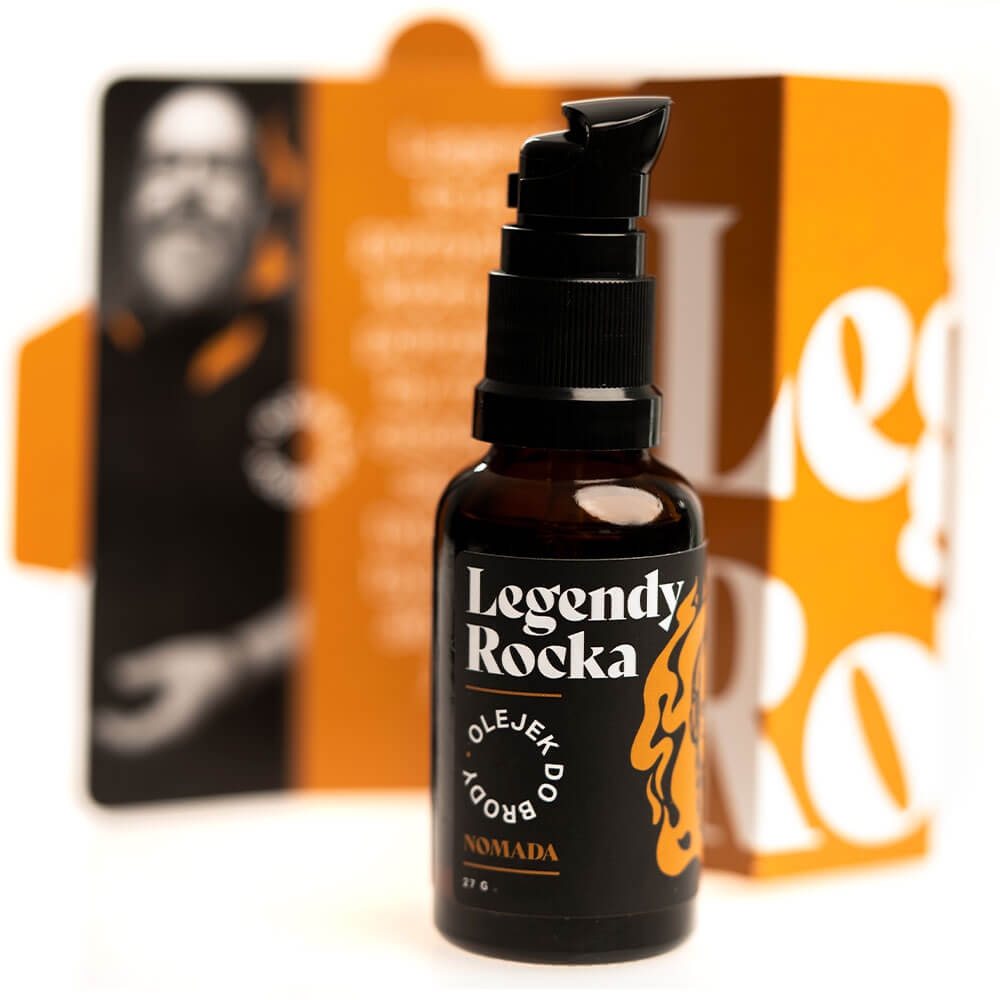 Olejek do brody Legendy Rocka - Nomada - 30ml - RareCraft