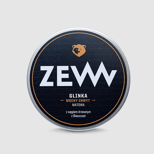 Glinka do włosów z węglem drzewnym – 100ml – Zew for men
