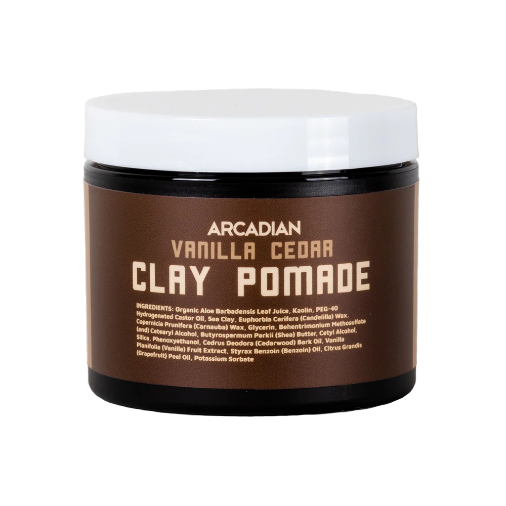 Pomada do włosów Vanilla Cedar Clay Pomade - Arcadian - 115ml