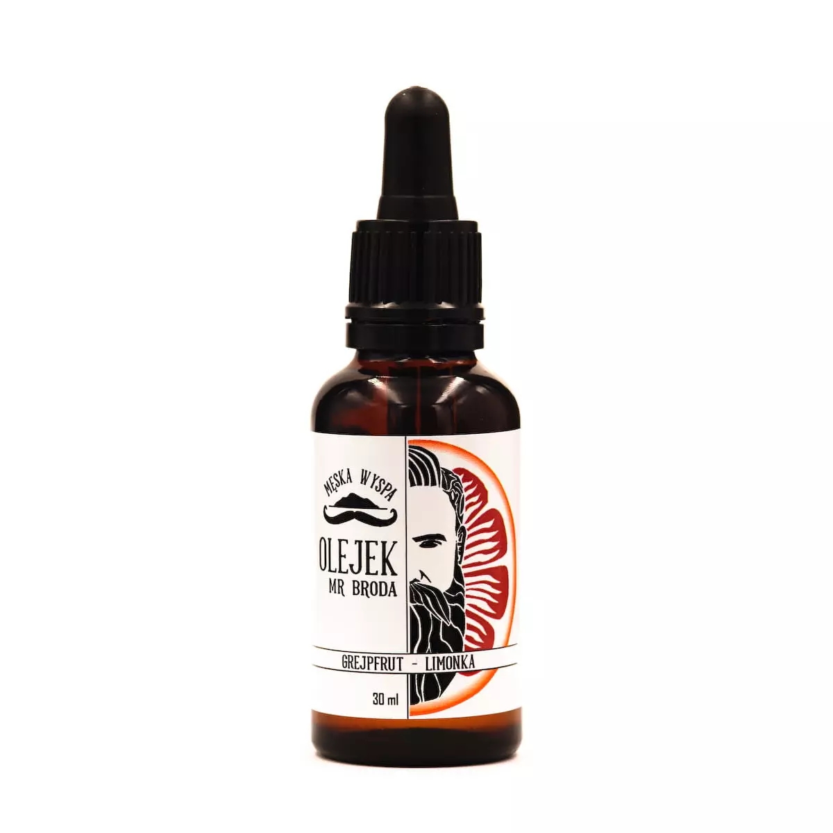 Olejek do brody arganowy Mr Broda grejpfrut - limonka - Męska Wyspa - 30ml