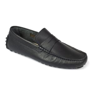 Miękkie mokasyny męskie car shoes granatowe VAN THORN 39
