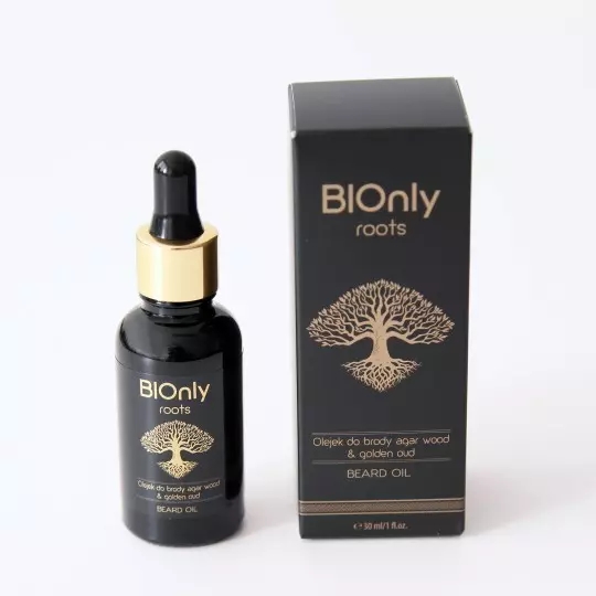 Olejek do brody Golden Oud & Agar Wood - BIOnly - 30ml