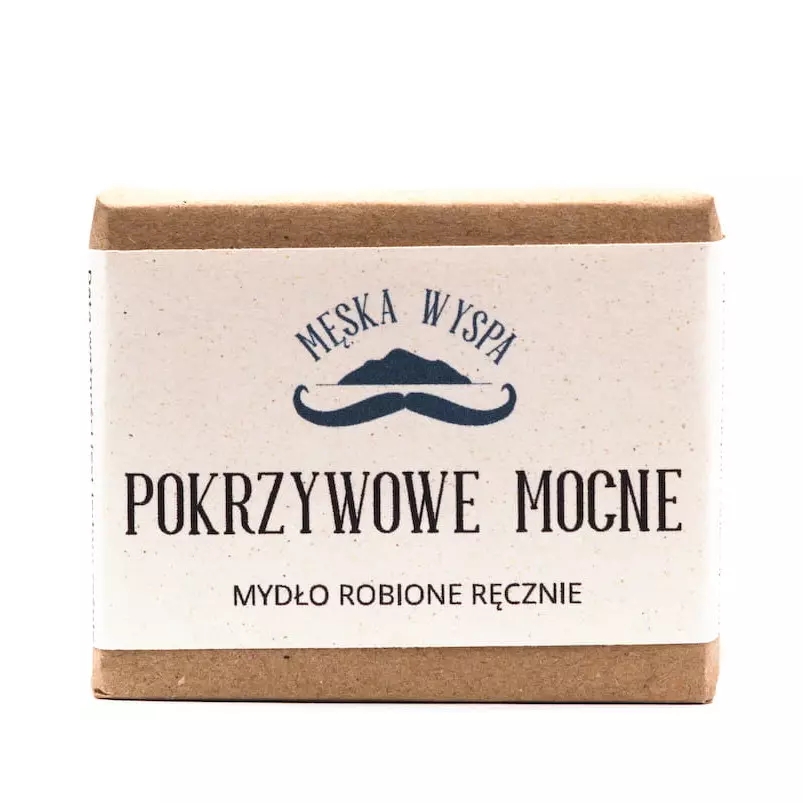 Mydło do brody i ciała Pokrzywowe Mocne - Męska Wyspa - 100g