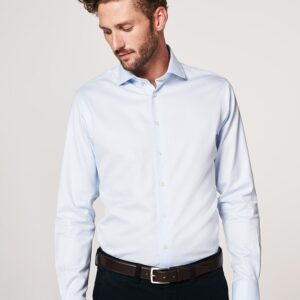 Elegancka błękitna koszula męska Profuomo TRAVEL 37