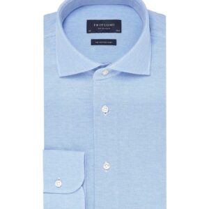 Elegancka błękitna koszula męska z dzianiny (SLIM FIT) 37