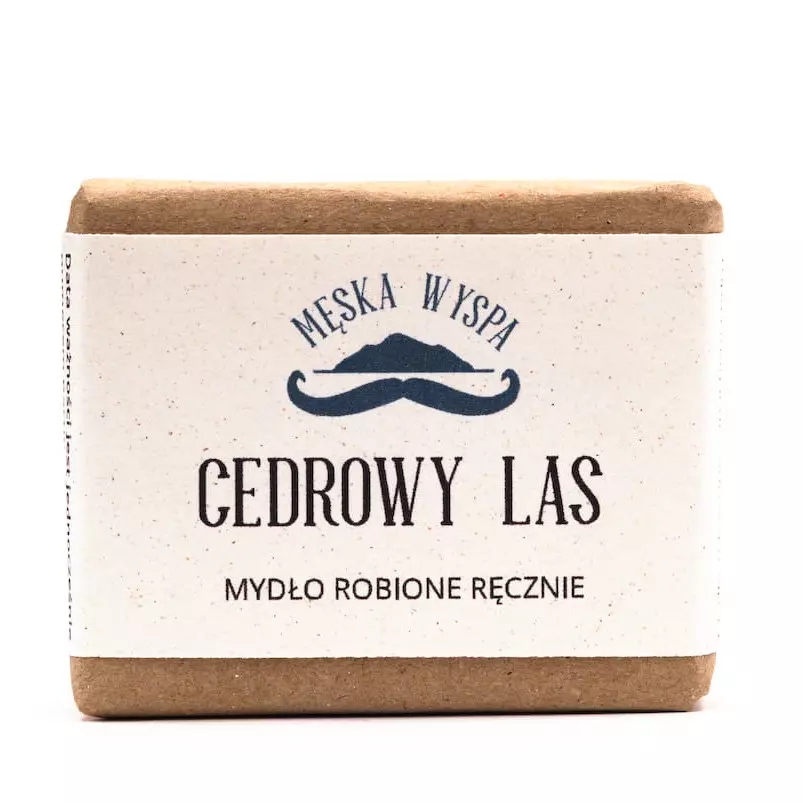 Mydło do brody i ciała Cedrowy Las - Męska Wyspa - 100g