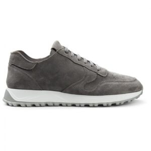 Szare Zamszowe Sneakersy Profuomo 40