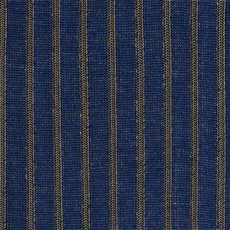Klasyczne niebieskie skarpety FALKE Shadow w brązowy prążek 39-40