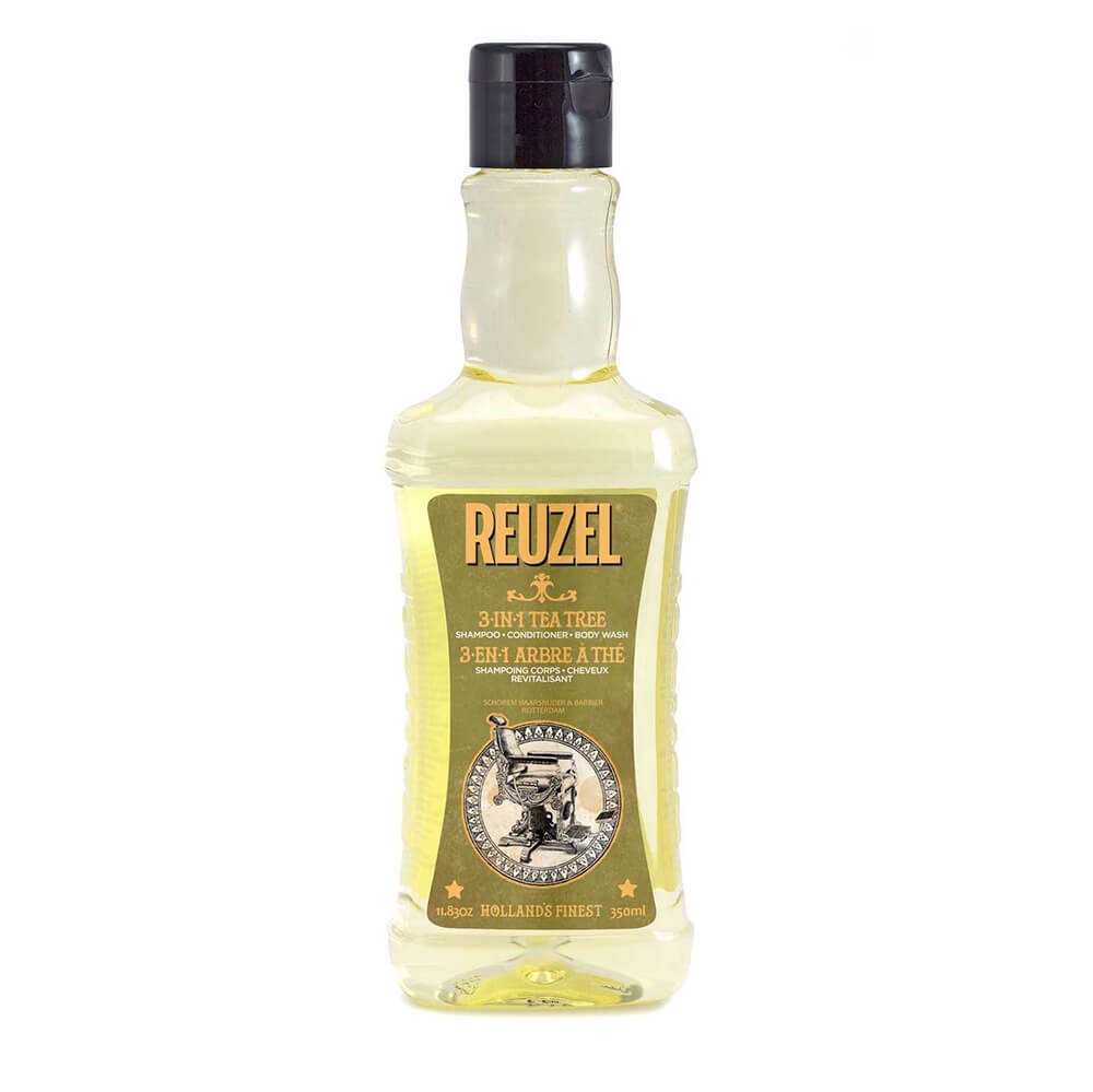 Szampon/odżywka/żel pod prysznic - 3 in 1 Tea Tree - 350ml - Reuzel