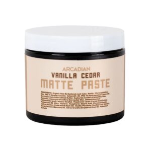 Pomada do włosów Vanilla Cedar Matte Paste - Arcadian - 115ml