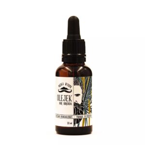 Olejek do brody konopny Mr Broda drzewo sandałowe - trawa cytrynowa - Męska Wyspa - 30ml