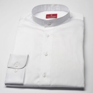 Elegancka biała koszula męska VAN THORN Slim Fit ze stójką 36