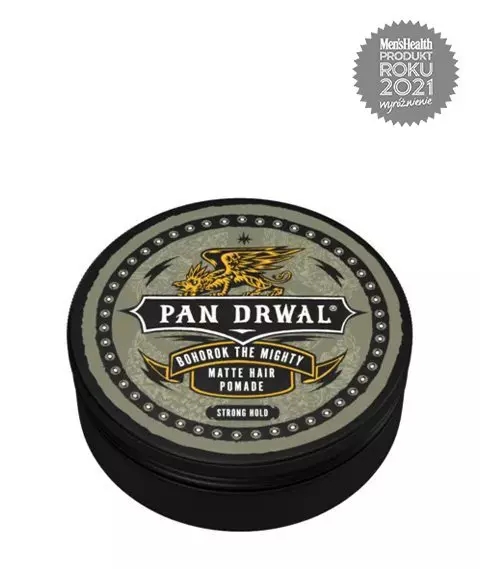 Pomada do włosów matowa Bohorok the Mighty - Strong Hold - Pan Drwal - 50ml