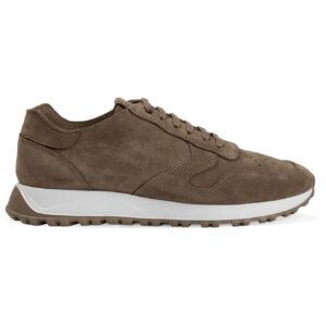 Brązowe Zamszowe Sneakersy Profuomo 40