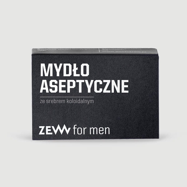Mydło aseptyczne ze srebrem koloidalnym - ZEW for men - 85ml