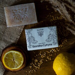 Mydło peeling Szorstka Cytryna - 110g - RareCraft
