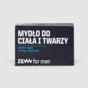 Mydło do twarzy i ciała z węglem drzewnym — Zew for men